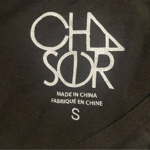 Chaser Wild Skull Tee Tshirt Black Animal Print Skull - Picture 4 of 5